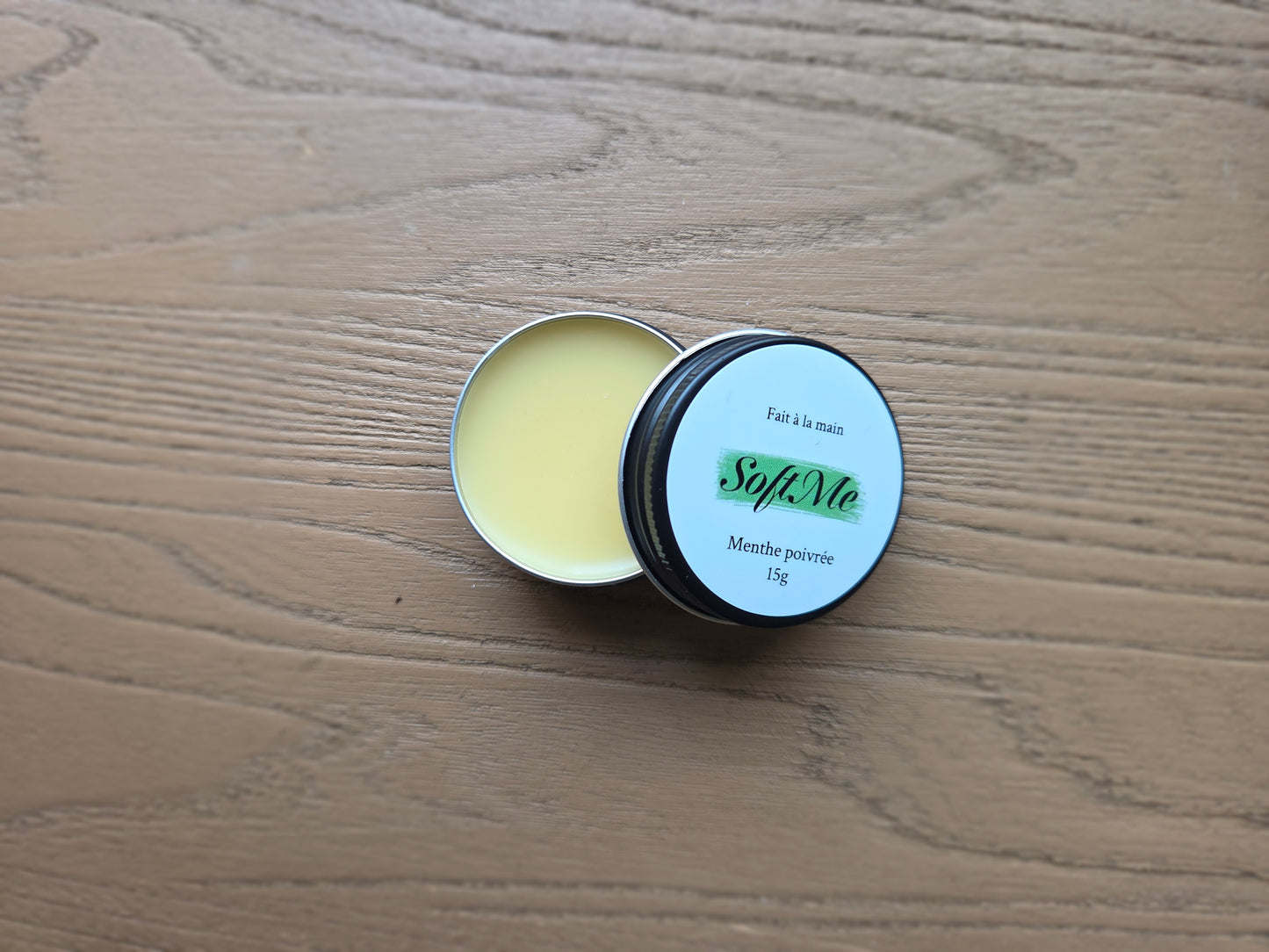 Baume à lèvres à la menthe poivrée 15g