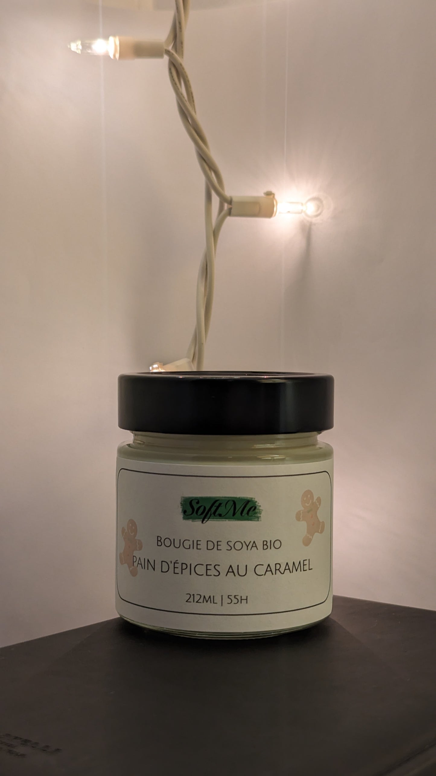 Bougie de soya bio au pain d’épices