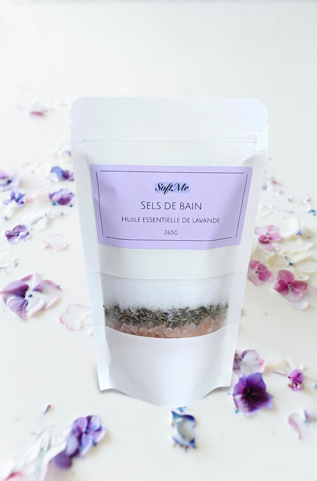 Sels de bain à la lavande