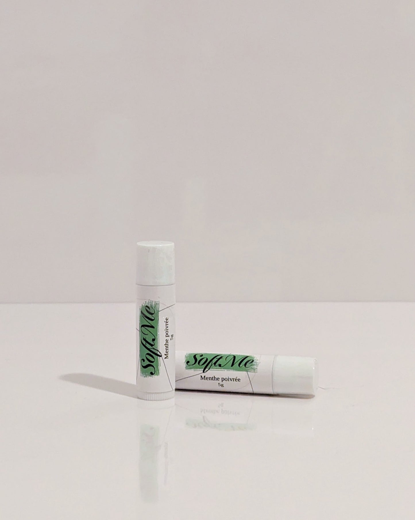 Baume à lèvres à la menthe poivrée