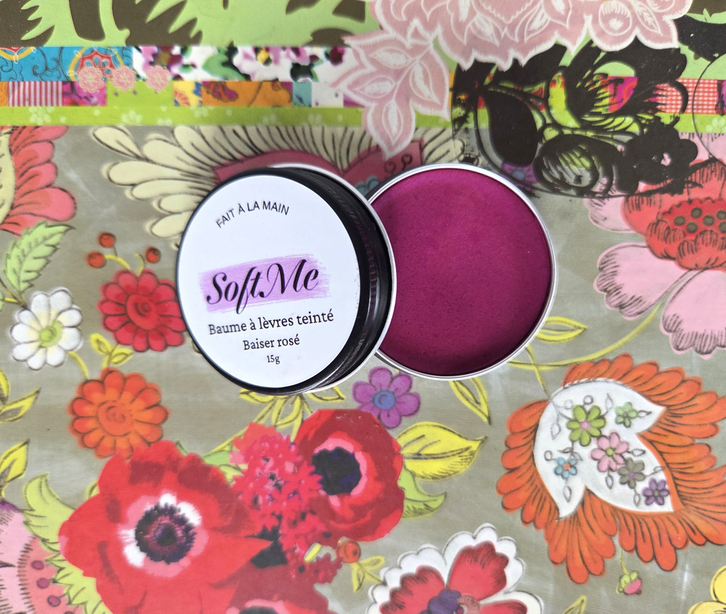 Baume à lèvres teinté