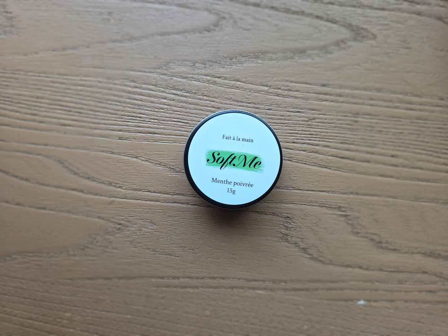 Baume à lèvres à la menthe poivrée 15g