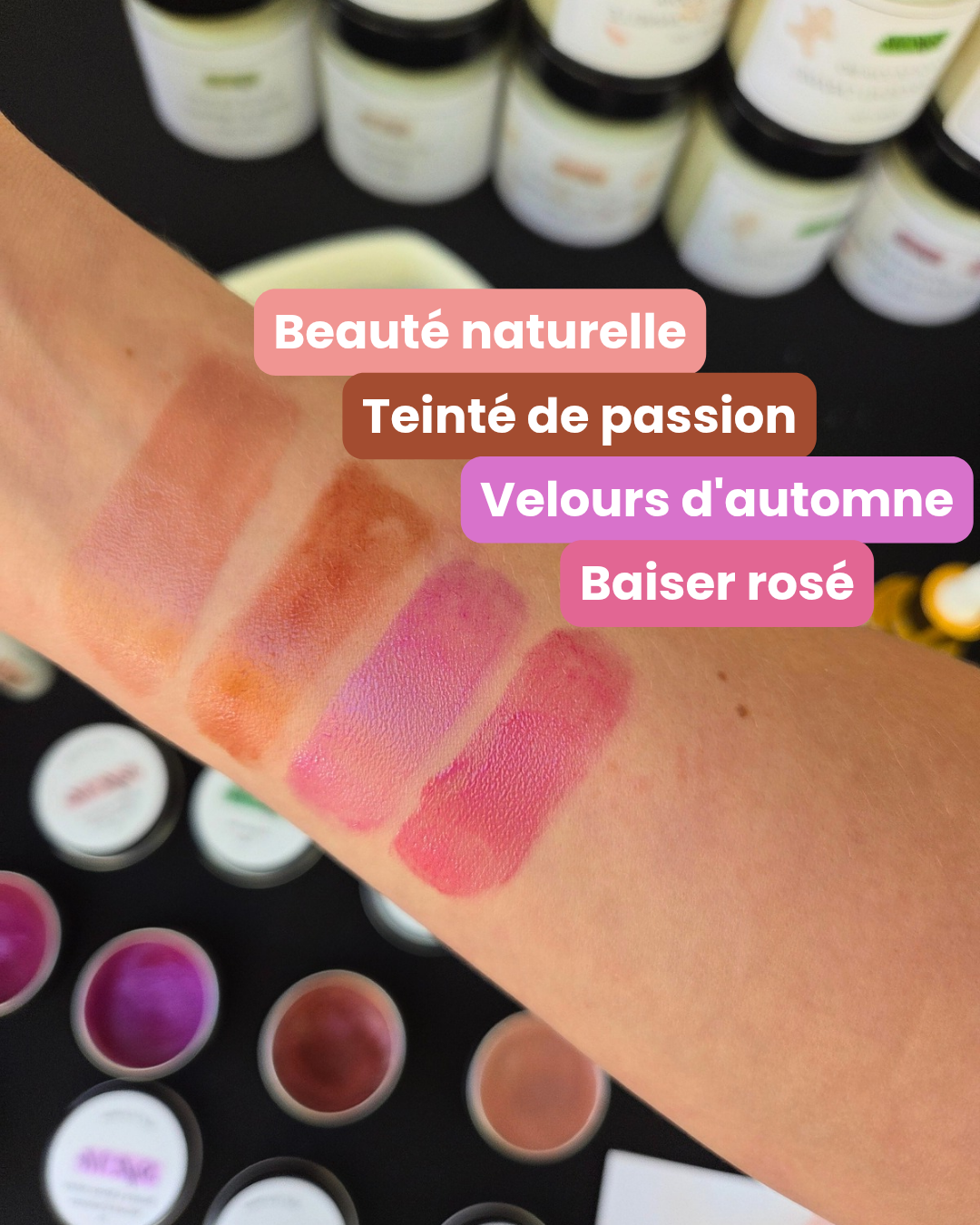 Baume à lèvres teinté