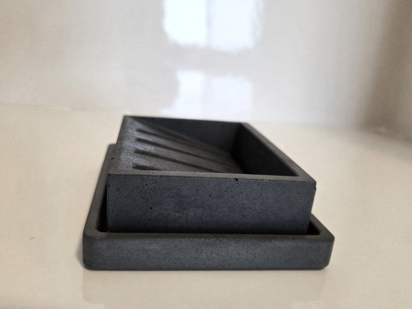Porte -Savon en béton fait à la main